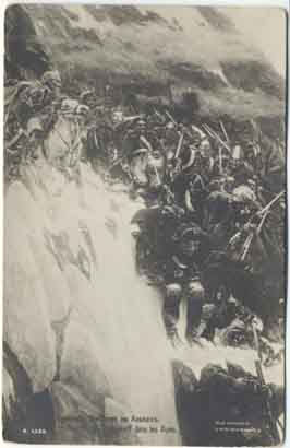 �.�.�������. ������� �������� ����� ����� � 1799
Transition of Suvorov through the Alpes in 1799 by Basil I. Surikov