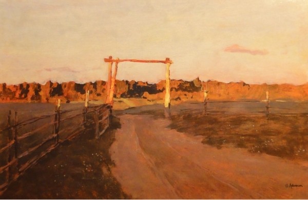 �.�.�������. ������ �����
Summer evening by Isaac I. Levitan