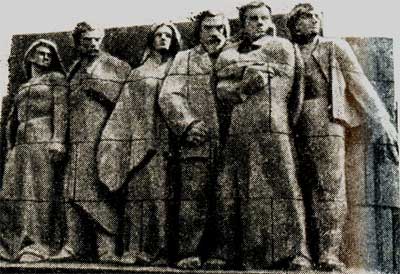 �������� ������ ��������� 1905 � ����
Monument to the fighters of revolution in Riga