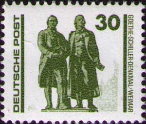 �������� ø�� � �������
Monument to Goethe and Schiller