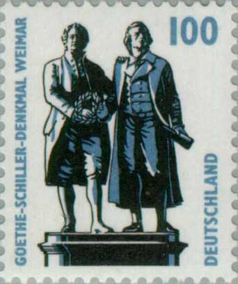 �������� ø�� � �������
Monument to Goethe and Schiller