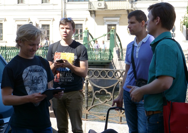 10 ������� 2015. ������������� � ��������� ������ ����������
August 10, 2015. The picket in support of Andrew Pivovarov