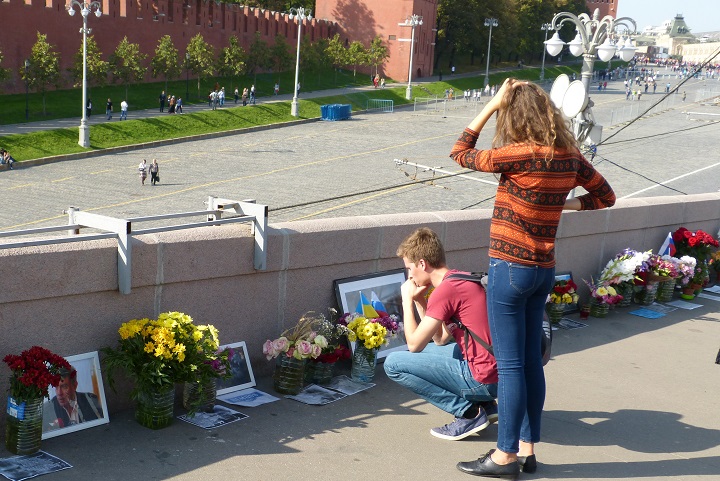 20 �������� 2015. ������ ����
September 20, 2015. The Nemtsov bridge