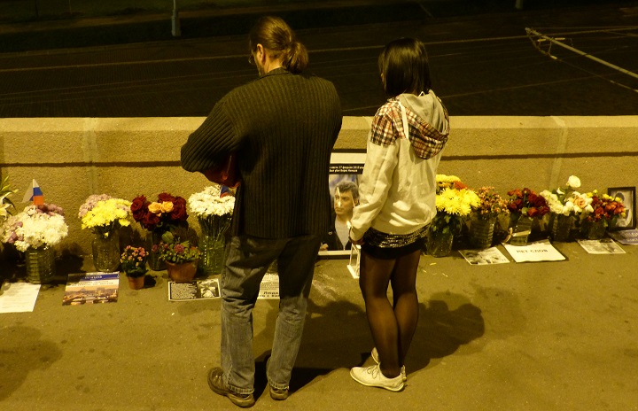 20 �������� 2015. ������ ����
September 20, 2015. The Nemtsov bridge