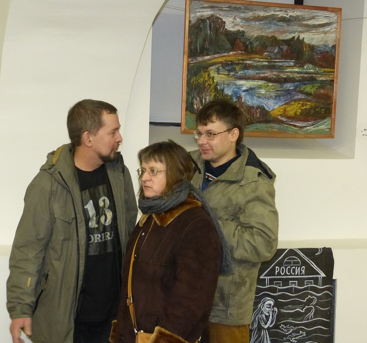 14 - 24 ������ 2015. �������� ����� ������. ������. �.�.�������. ��������, ��������
November 14 - 24, 2015. Exhibition �Theme of fate. Russia. Helen A. Osipova. Painting, placards�