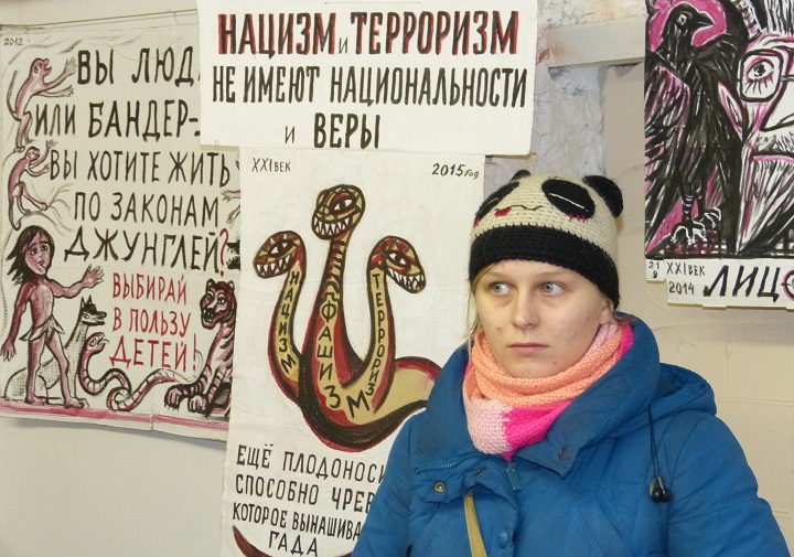 �������� ����� ������. ������. �.�.�������. ��������, ��������
November 14 - 24, 2015. Exhibition �Theme of fate. Russia. Helen A. Osipova. Painting, placards�