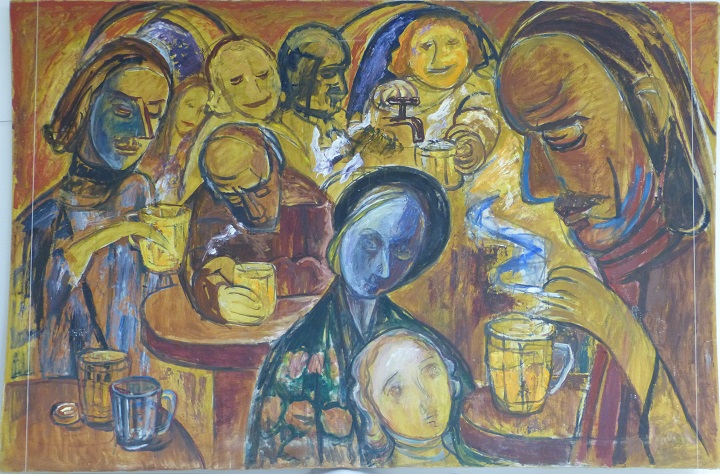 �.�.�������. ������ � ������������� �����
Beer-house at Nekrasovsky market by Helen A. Osipova