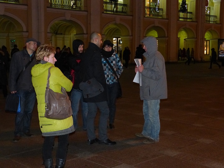 8 ������� 2015. ������������� � ��������� ������� ������
December 8, 2015. The picket in support of Ildar Dadin