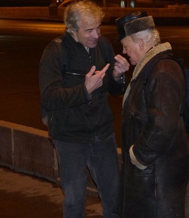 13 ������� 2015. ������ ����
December 13, 2015. The Nemtsov bridge