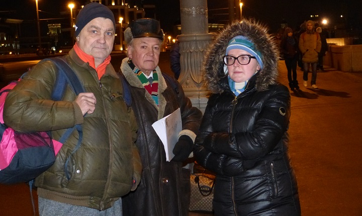 13 ������� 2015. ������ ����
December 13, 2015. The Nemtsov bridge