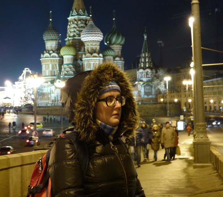 13 ������� 2015. ������ ����
December 13, 2015. The Nemtsov bridge