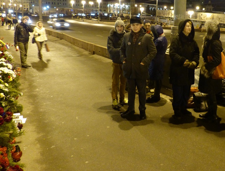 13 ������� 2015. ������ ����
December 13, 2015. The Nemtsov bridge