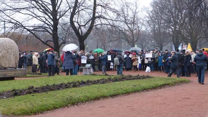 20 ������� 2015. ����� ������ ����� ���������� ���������
December 20, 2015. Action in memory of victims of Stalin repressions