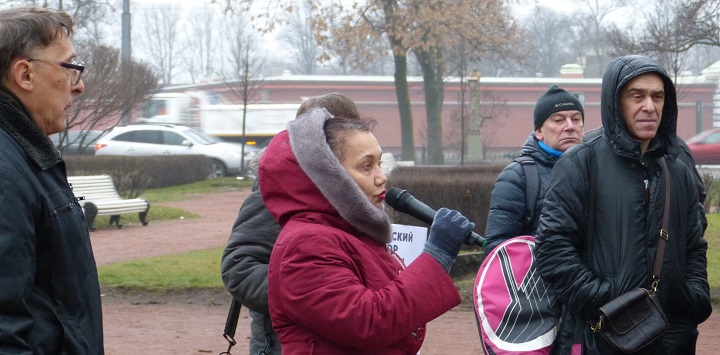 20 ������� 2014. ����� ������ ����� ���������� ���������
December 20, 2014. Action in memory of victims of Stalin repressions