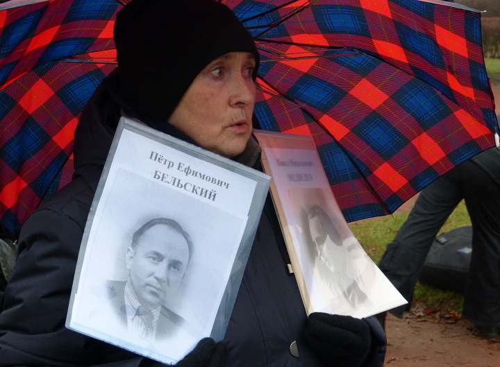 20 ������� 2015. ����� ������ ����� ���������� ���������
December 20, 2015. Action in memory of victims of Stalin repressions