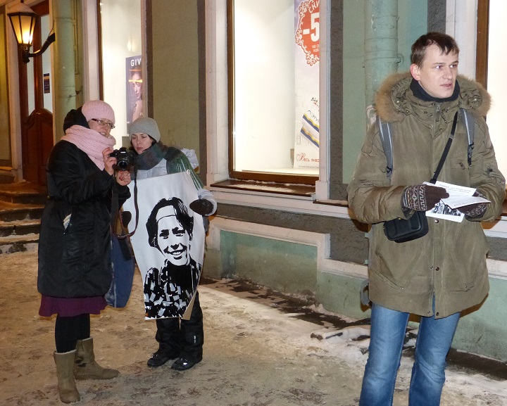 19 ������ 2016. ���� ������ ��������� ��������� � ���������� ���������
January 19, 2016. Memory day of Anastasia Baburova and Stanislav Markelov