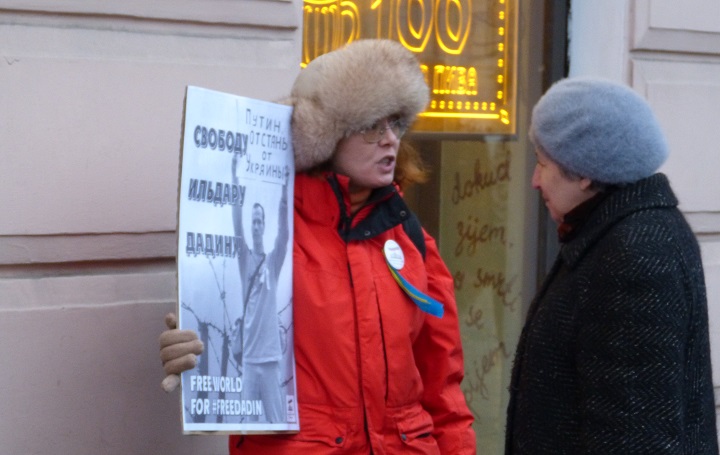 7 ������� 2016. ����� � ��������� ������� ������
February 7, 2016. The action in support of Ildar Dadin