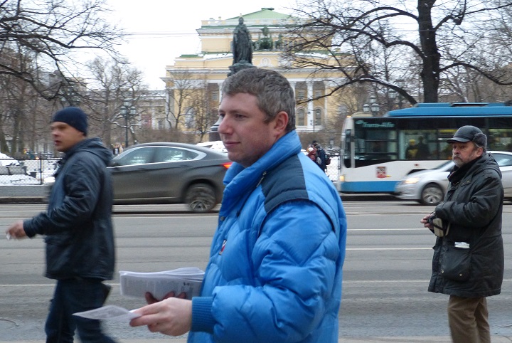 25 ������� 2016. ������������� ������ ���. �������
February 25, 2016. The picket against state terror