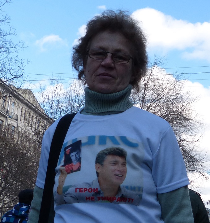 27 ������� 2016. ���� ������ ������ �������
February 27, 2016. The march in memory of Boris Nemtsov