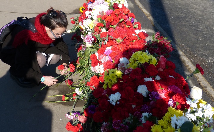 27 - 28 ������� 2016. ������ ����
February 27 - 28, 2016. The Nemtsov bridge