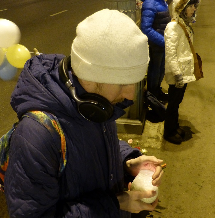 27 - 28 ������� 2016. ������ ����
February 27 - 28, 2016. The Nemtsov bridge