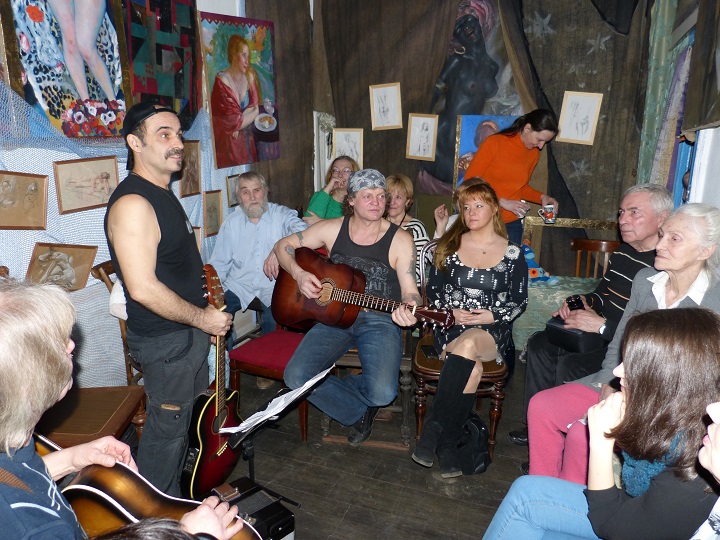 26 ����� 2016. ������� � ����������
March 26, 2016. The concert at painters