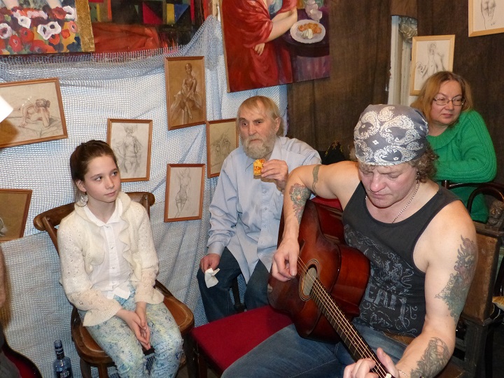 26 ����� 2016. ������� � ����������
March 26, 2016. The concert at painters
