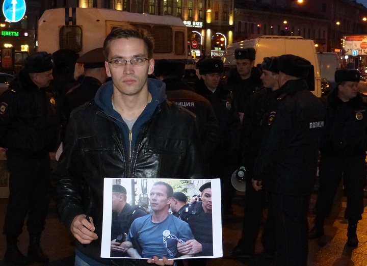 31 ����� 2016. ����� � ��������� ������� ������
March 31, 2016. The action in support of Ildar Dadin