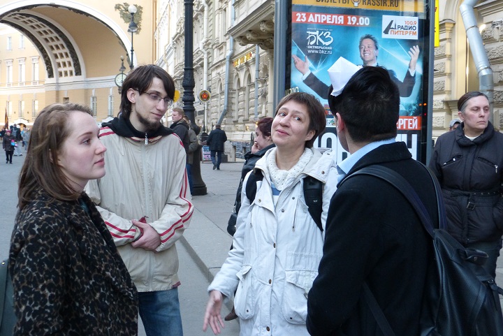 7 ������ 2016. �������� ����
April 7, 2016. The meeting of the people