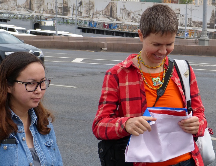 10 ���� 2016. ������ ����
July 10, 2016. The Nemtsov bridge