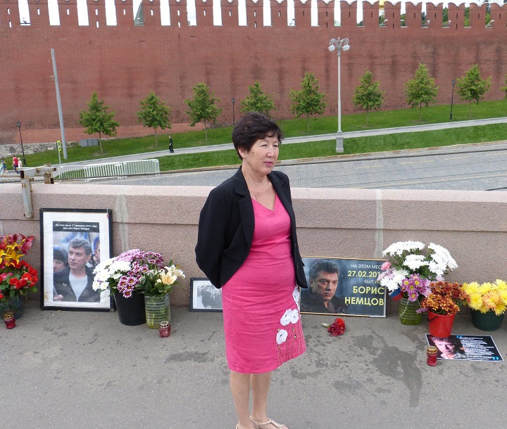 10 ���� 2016. ������ ����
July 10, 2016. The Nemtsov bridge