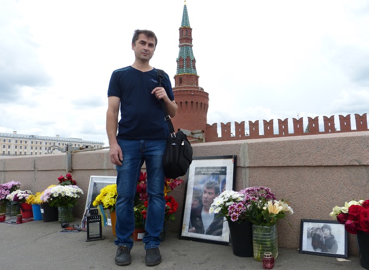 10 ���� 2016. ������ ����
July 10, 2016. The Nemtsov bridge