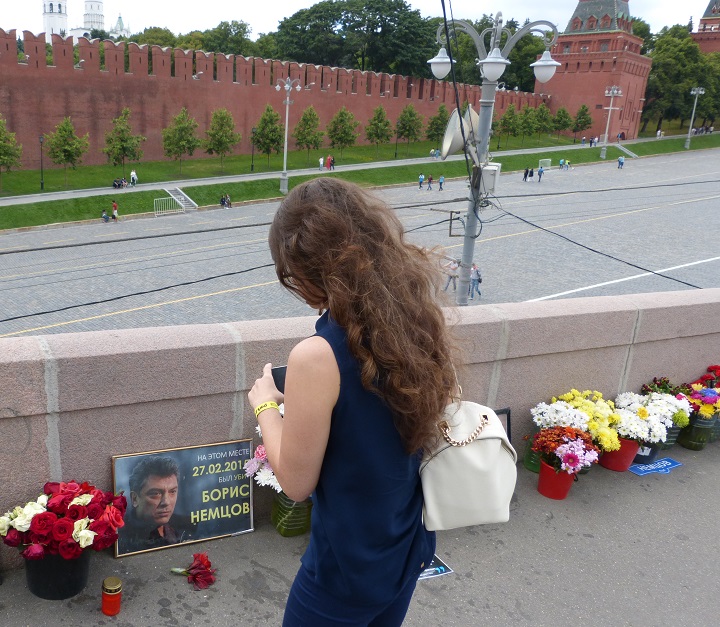 10 ���� 2016. ������ ����
July 10, 2016. The Nemtsov bridge
