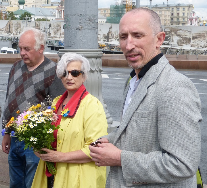10 ���� 2016. ������ ����
July 10, 2016. The Nemtsov bridge