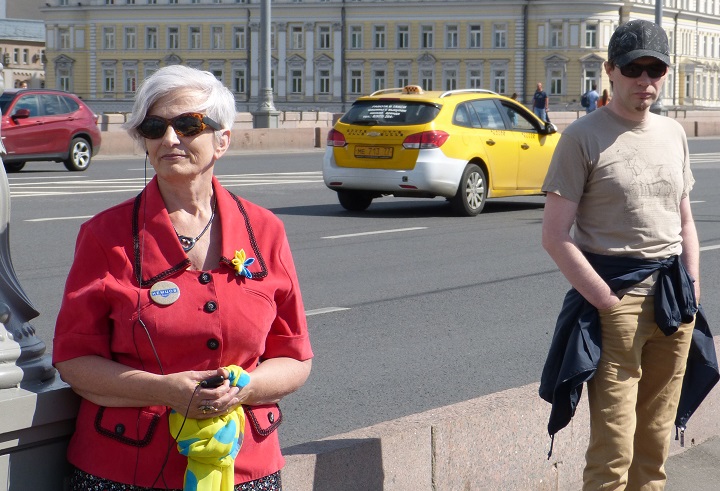 10 ���� 2016. ������ ����
July 10, 2016. The Nemtsov bridge