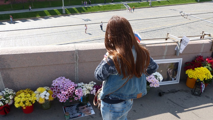 10 ���� 2016. ������ ����
July 10, 2016. The Nemtsov bridge