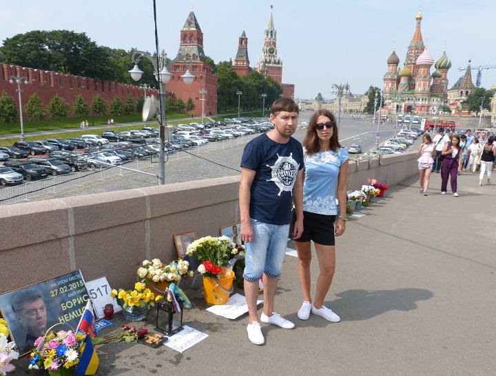 27 ���� 2016. ������ ����
July 27, 2016. The Nemtsov bridge
