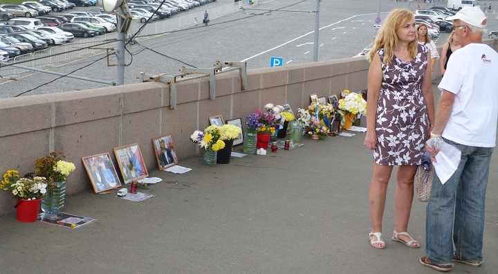 27 ���� 2016. ������ ����
July 27, 2016. The Nemtsov bridge