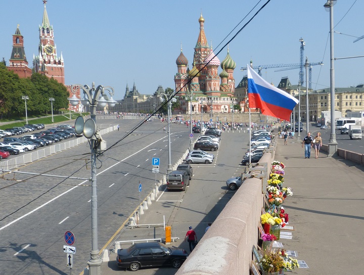 30 ���� 2016. ������ ����
July 30, 2016. The Nemtsov bridge