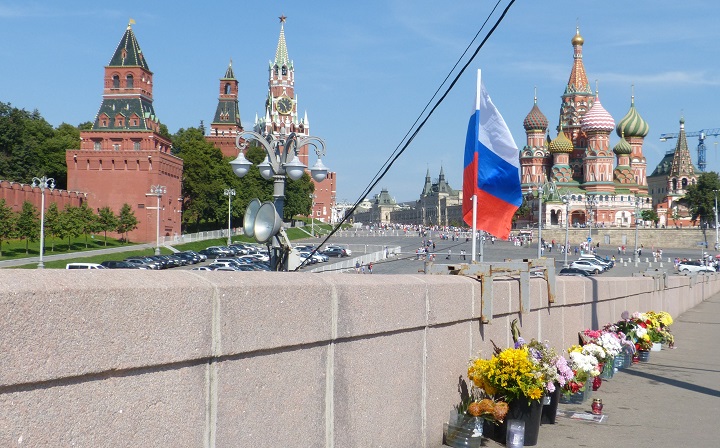 6 ������� 2016. ������ ����
August 6, 2016. The Nemtsov bridge