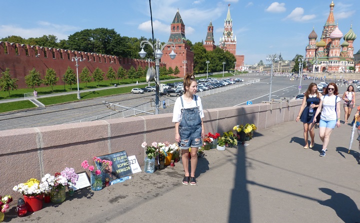 6 ������� 2016. ������ ����
August 6, 2016. The Nemtsov bridge