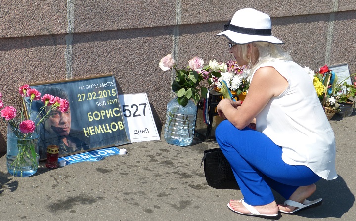 6 ������� 2016. ������ ����
August 6, 2016. The Nemtsov bridge