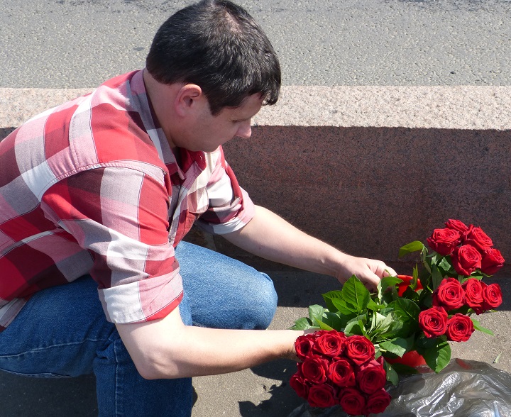 6 ������� 2016. ������ ����
August 6, 2016. The Nemtsov bridge