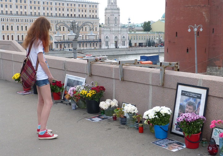 6 ������� 2016. ������ ����
August 6, 2016. The Nemtsov bridge