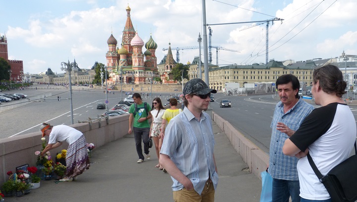 6 ������� 2016. ������ ����
August 6, 2016. The Nemtsov bridge
