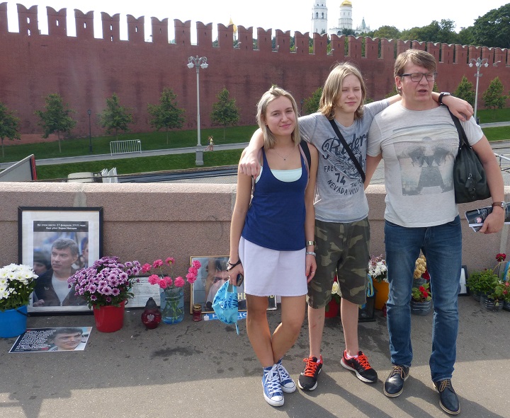 6 ������� 2016. ������ ����
August 6, 2016. The Nemtsov bridge