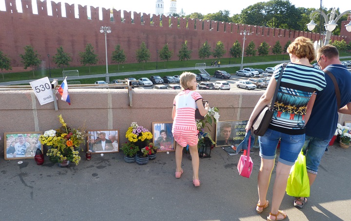 9 ������� 2016. ������ ����
August 9, 2016. The Nemtsov bridge