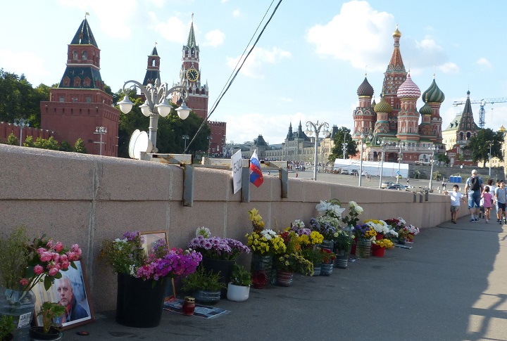9 ������� 2016. ������ ����
August 9, 2016. The Nemtsov bridge