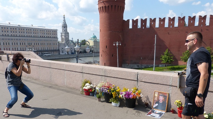 11 ������� 2016. ������ ����
August 11, 2016. The Nemtsov bridge