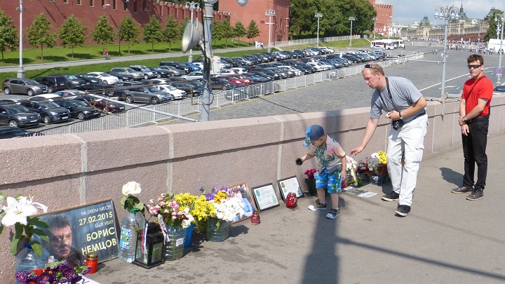 11 ������� 2016. ������ ����
August 11, 2016. The Nemtsov bridge